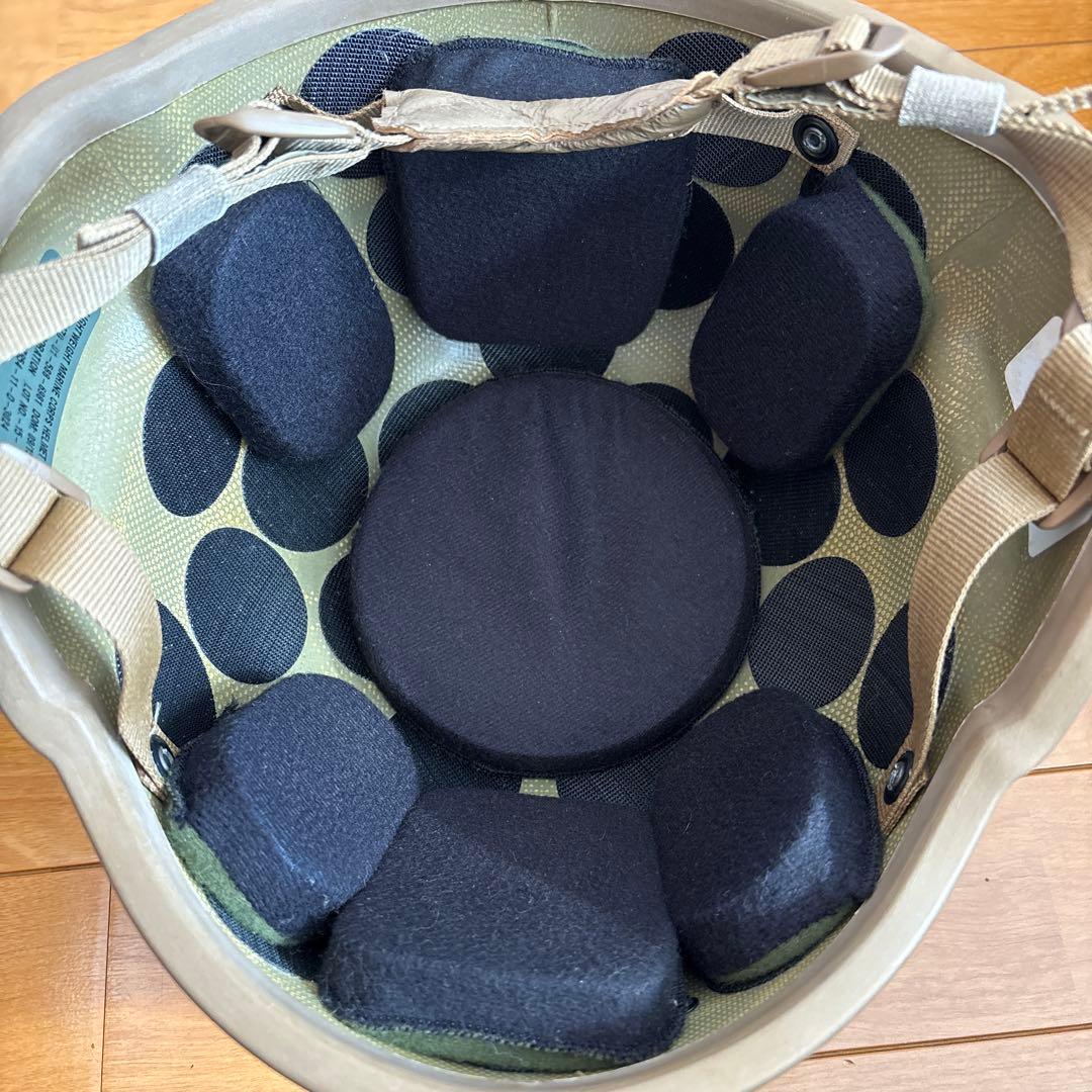 米軍放出品 USMC GENTEX LWMCH ライトウェイトヘルメット 実物 - メルカリ