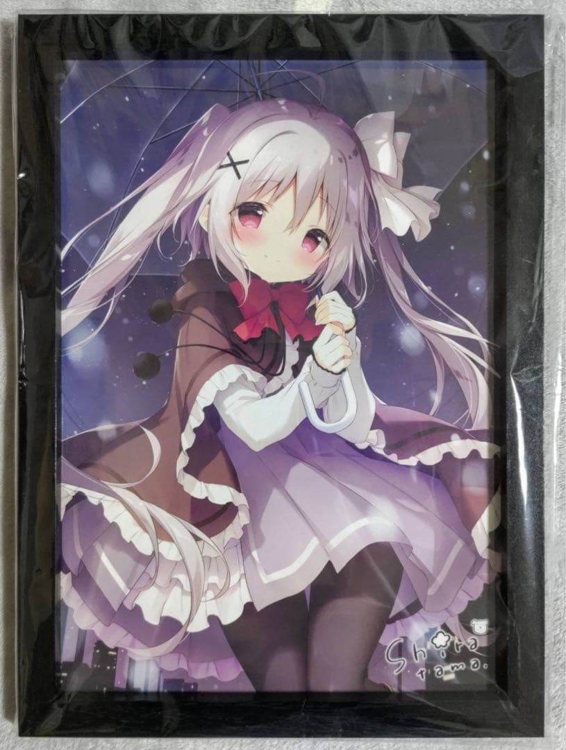 たまこてん2 京都巡回展 星空鉄道とシロの旅 額付 サイン入り ミニ