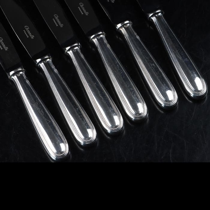 Y2711-5 クリストフル パール シリーズ ナイフ 6本セット