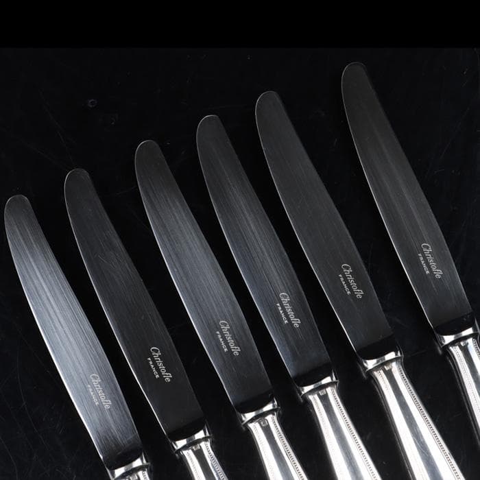 Y2711-5 クリストフル パール シリーズ ナイフ 6本セット