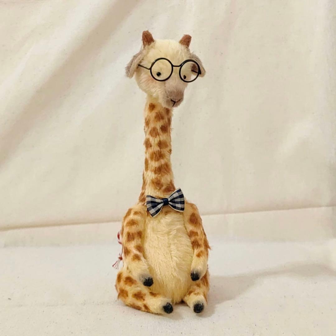 賢いキリンさん アーティストベア 海外作家様 ハンドメイド ぬいぐるみ