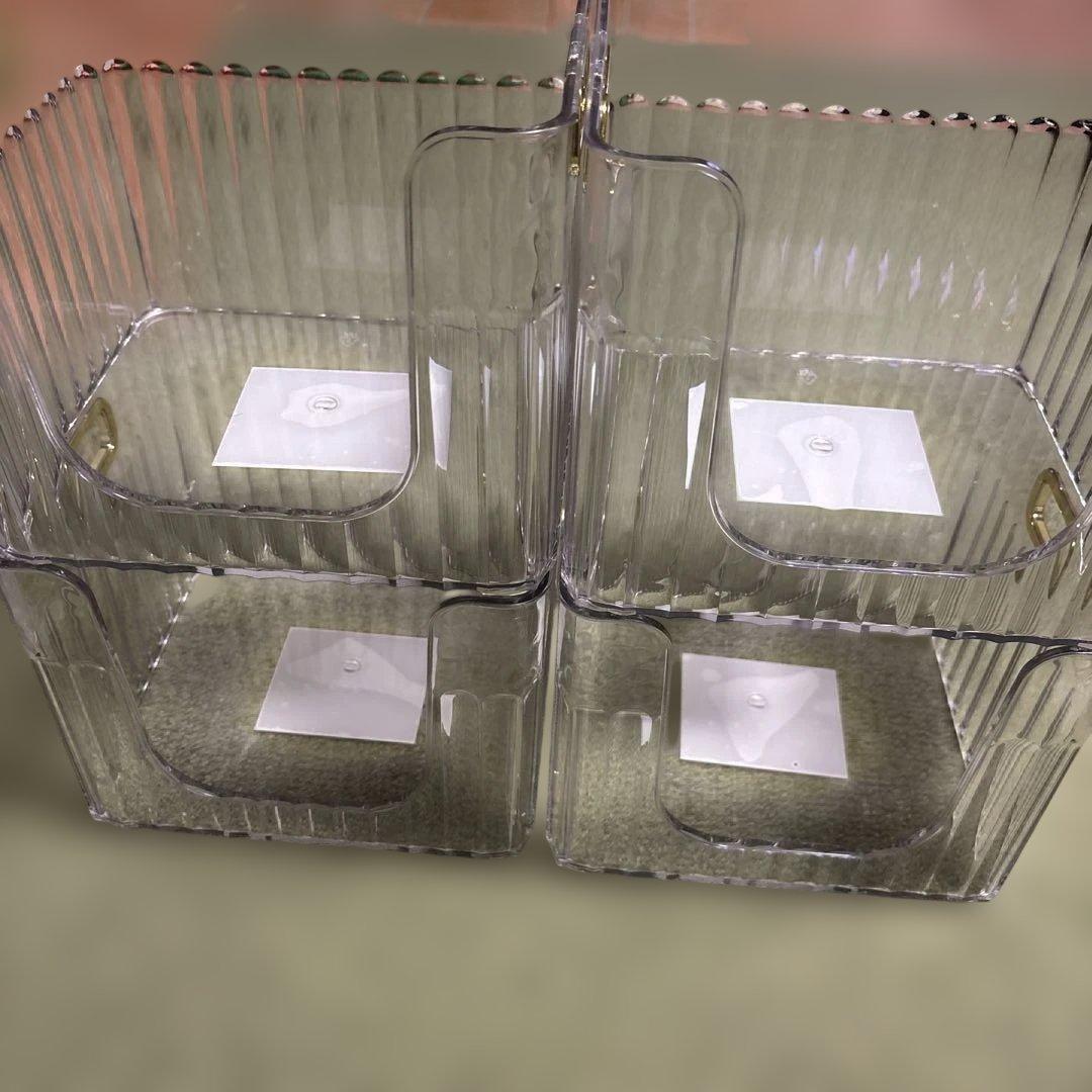 スリーピー冷蔵庫用収納ケースクリア2種10個セットTikTok THREEPPY