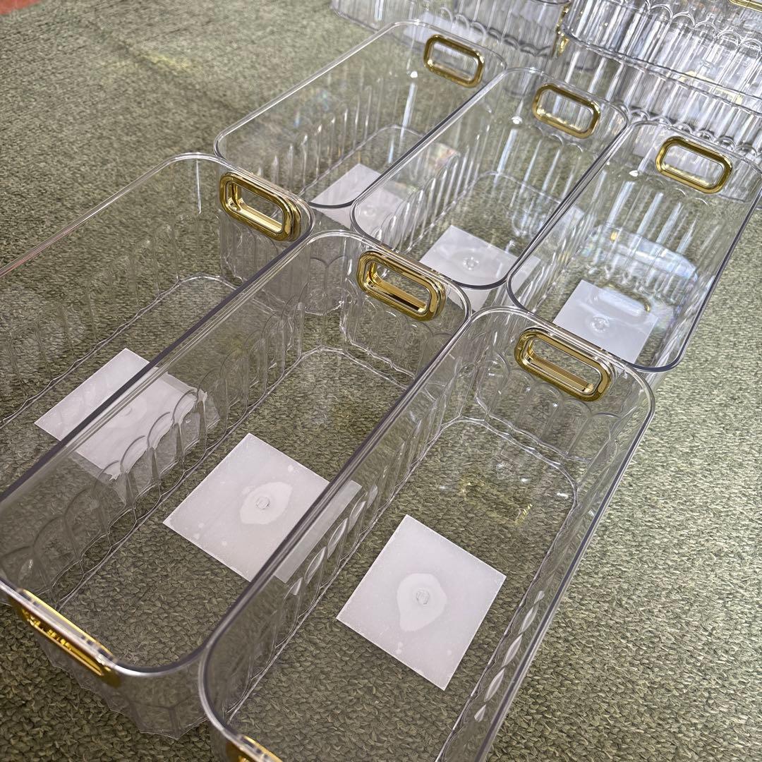 スリーピー冷蔵庫用収納ケースクリア2種10個セットTikTok THREEPPY