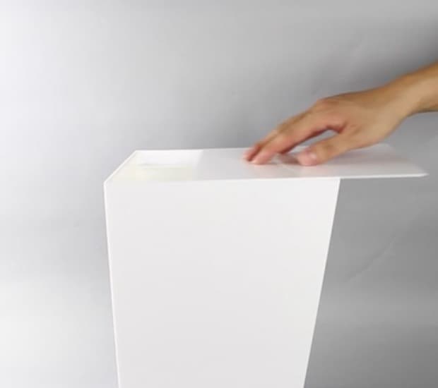 AIR FRAME IDIOM ダストボックスL／ブラック