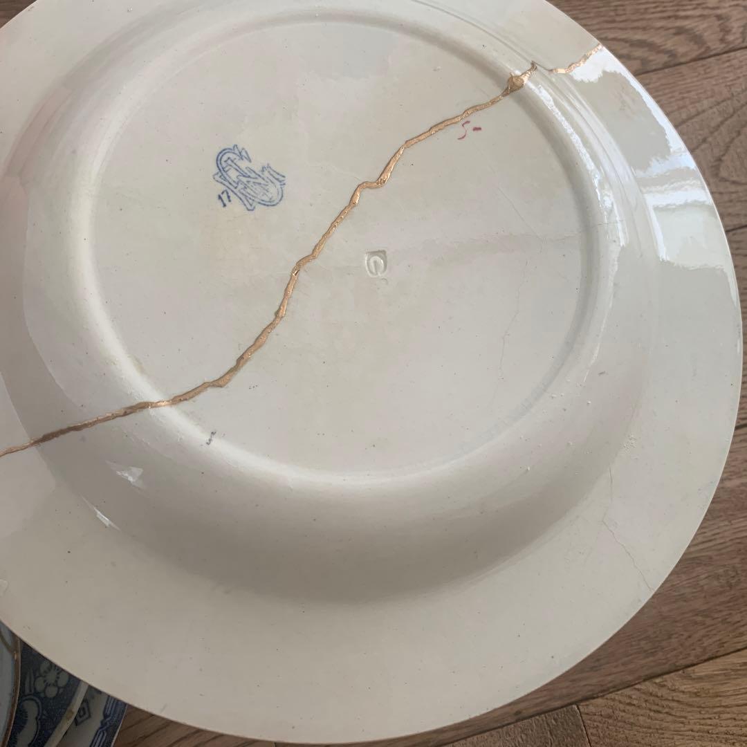 フランス　アンティーク皿　【100〜150年前の物】