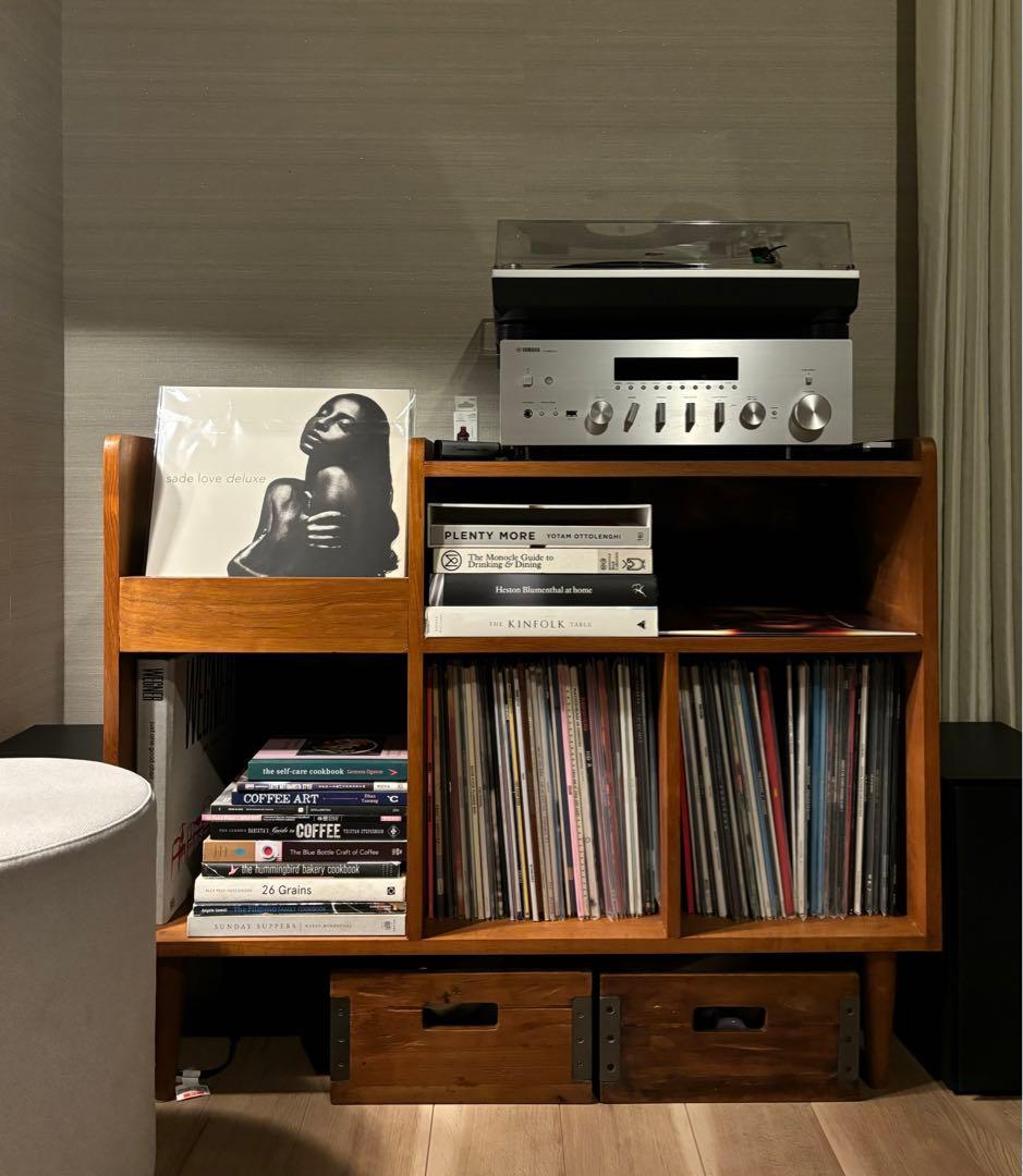 ぽ*ん様 Vinyl Player Record Rack