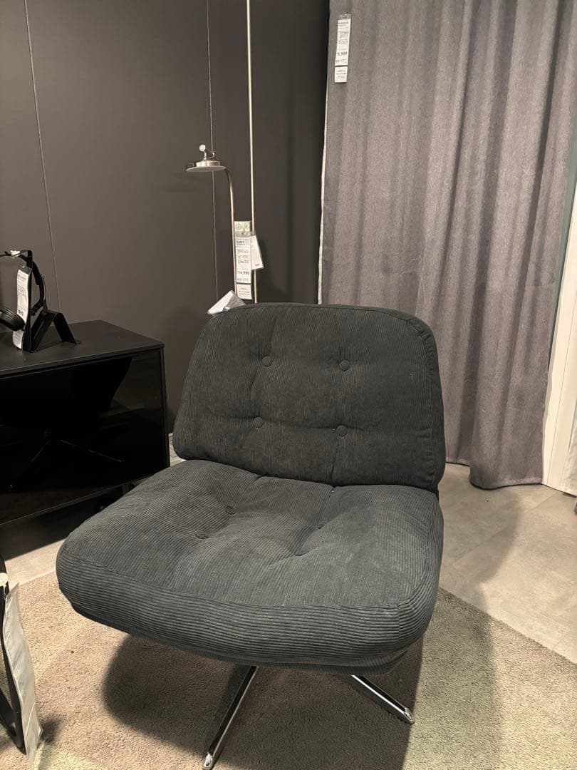 〈新品♠︎♤未開封〉IKEA ディヴリンゲ 1人掛け 回転パーソナルチェア ソファ