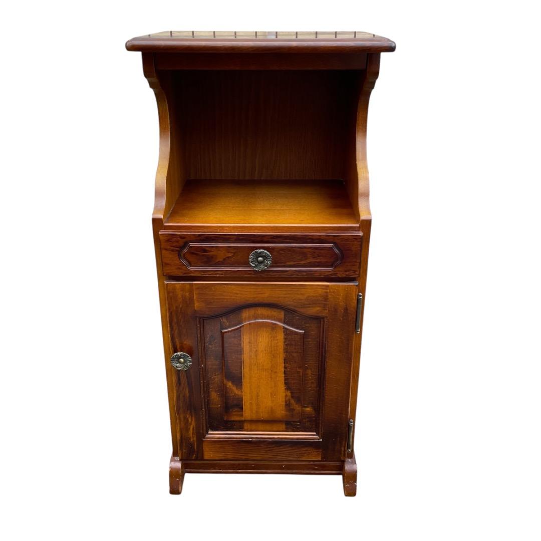 karimoku カリモク コロニアル 電話台 高級家具　A