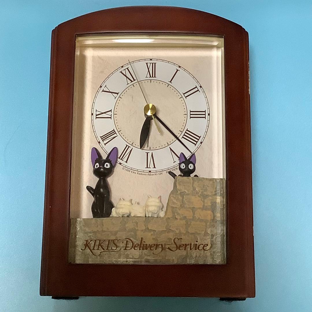 ジブリ 魔女の宅急便 ジジ 置き時計 目覚まし - メルカリ