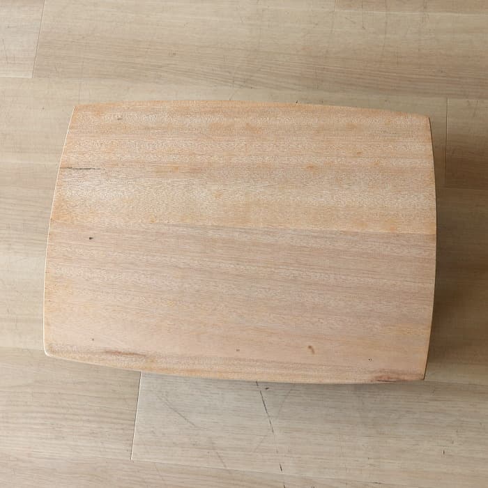 アンティーク 小ちゃぶ台 ラワン 無垢材 古家具 折り畳み ブラック