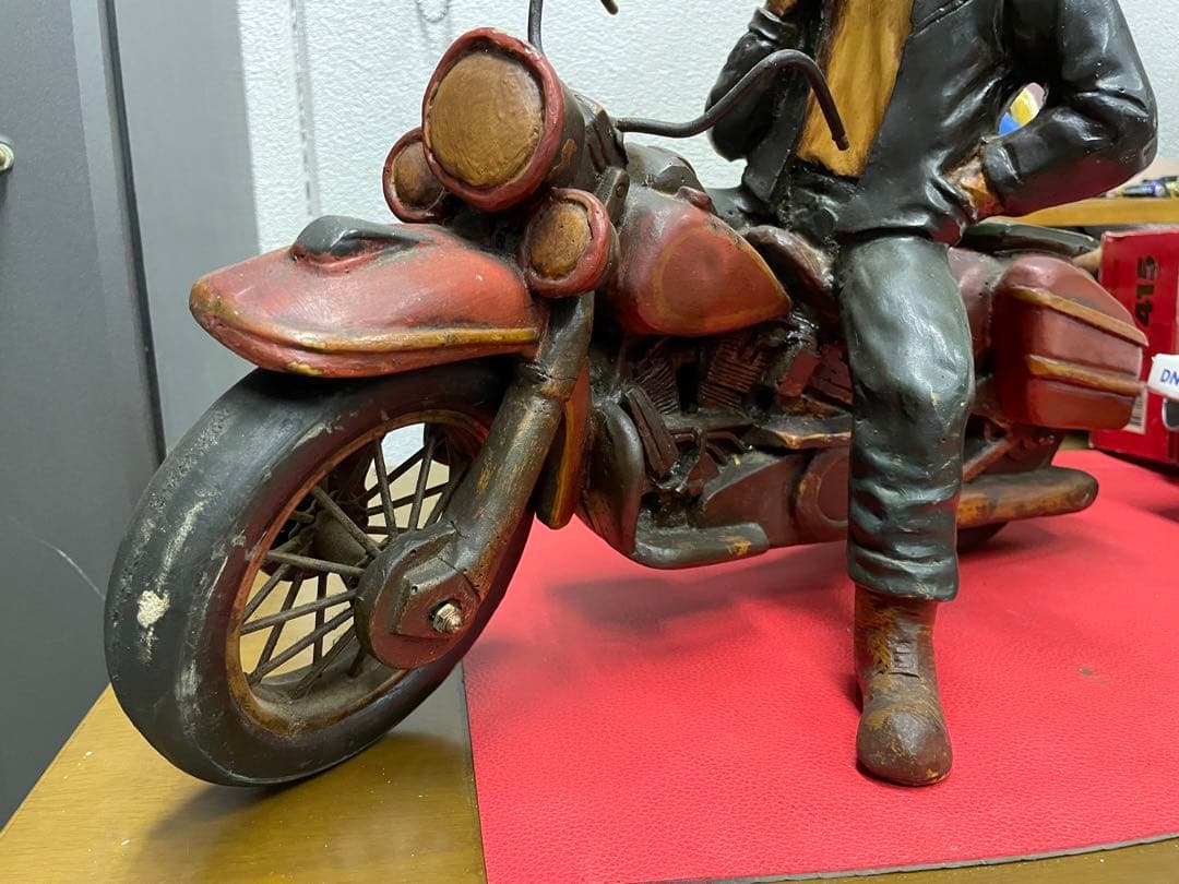 アメリカンビンテージバイク　置き物