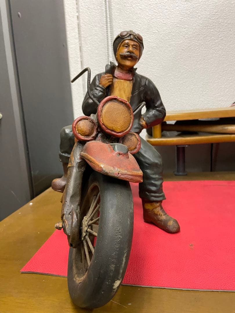 アメリカンビンテージバイク　置き物
