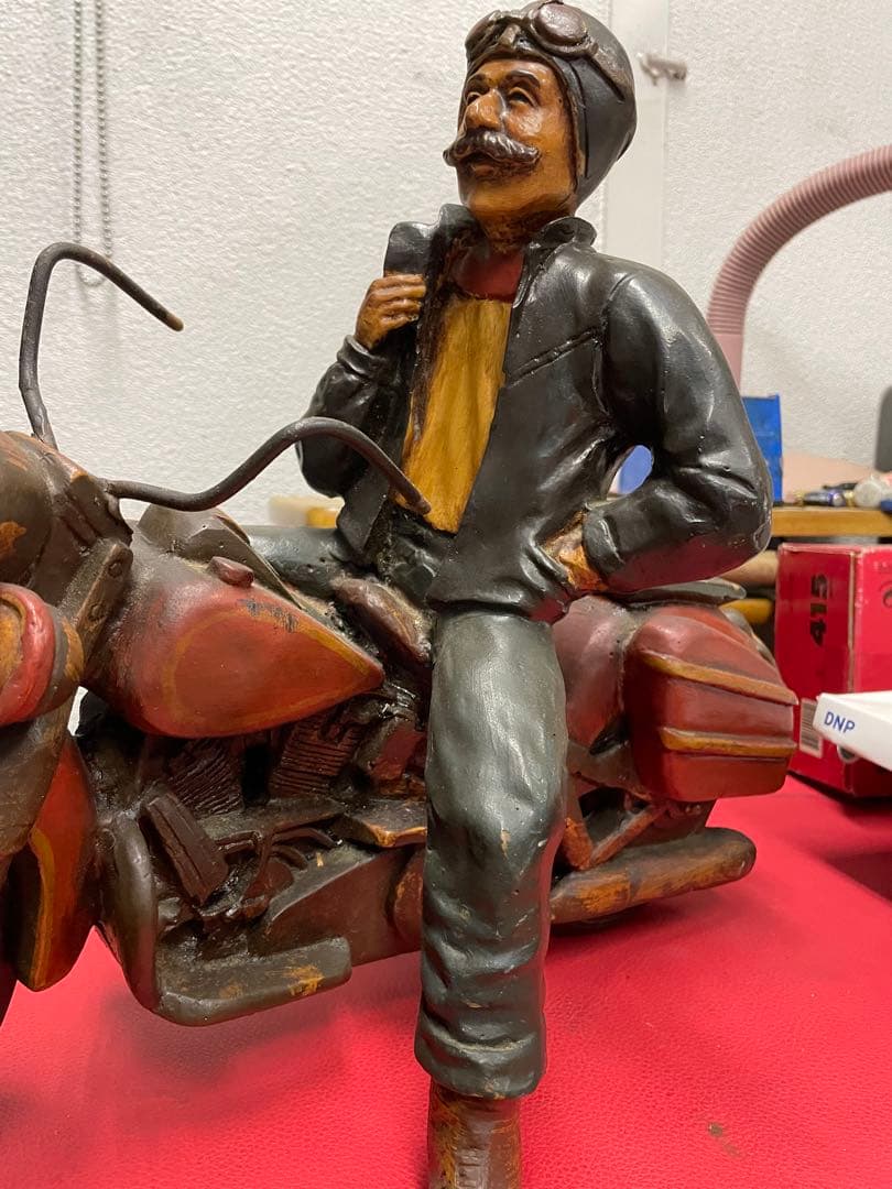 アメリカンビンテージバイク　置き物