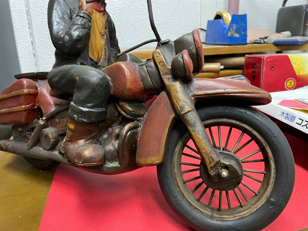 アメリカンビンテージバイク　置き物