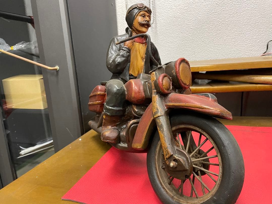 アメリカンビンテージバイク　置き物