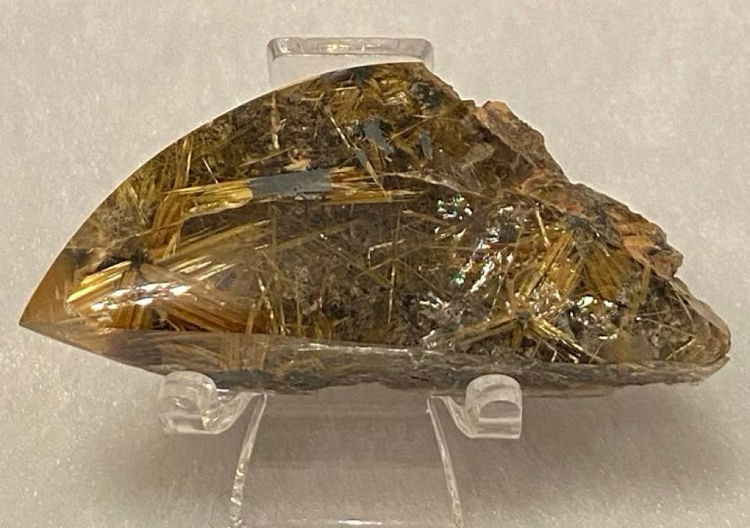 【金運・仕事運上昇】太陽放射ルチル！フリーフォーム⭐️R183