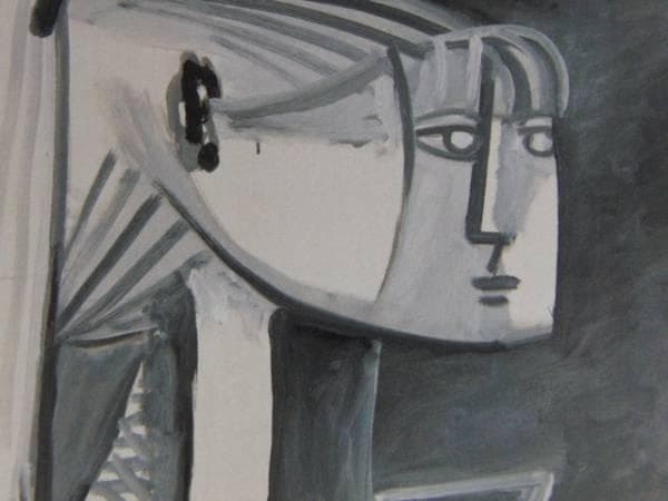 パブロ・ピカソ、シルヴェット・ダヴィット、希少な画集より、新品高級額装付