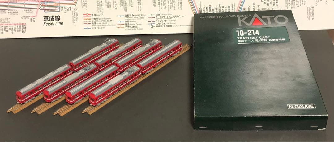 管理番号1588 京急Nゲージ 旧600形ヒートポンプ車 GM製8両セット