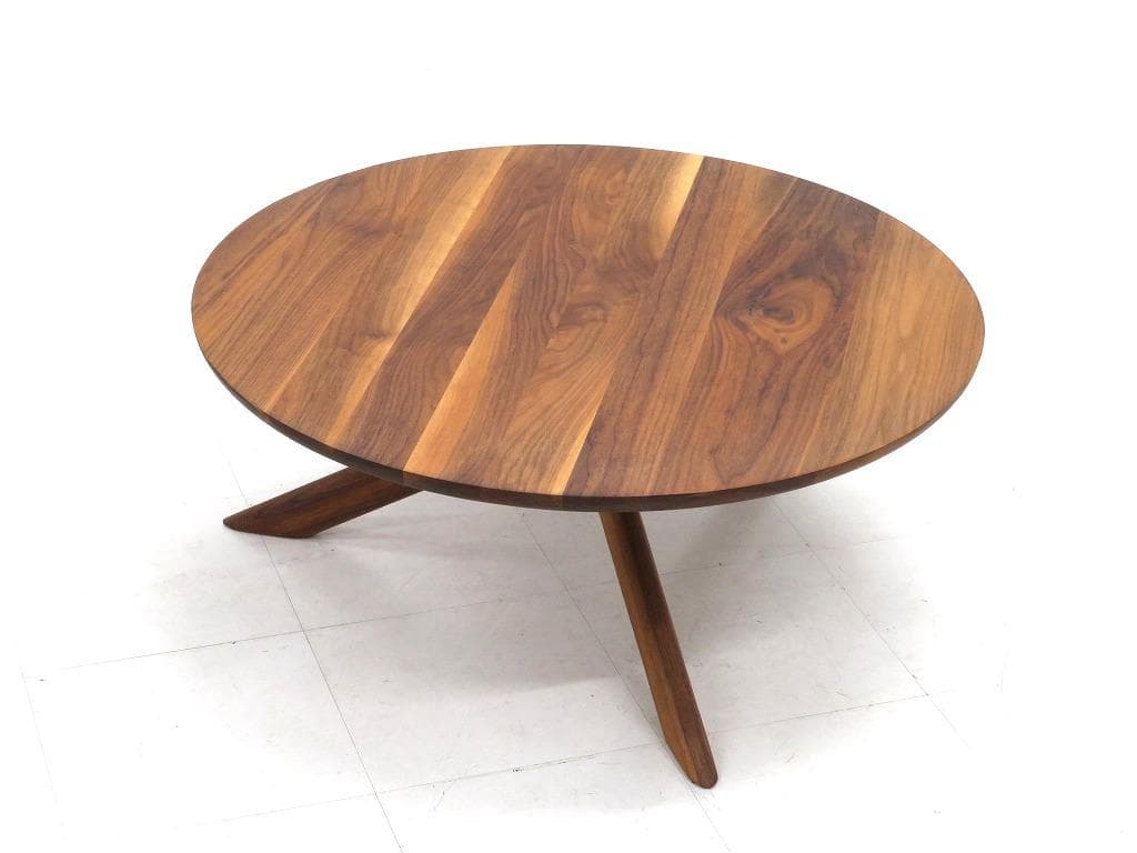 展示品　エスティック　ウォールナット　無垢材　コーヒーテーブル　サイドテーブル