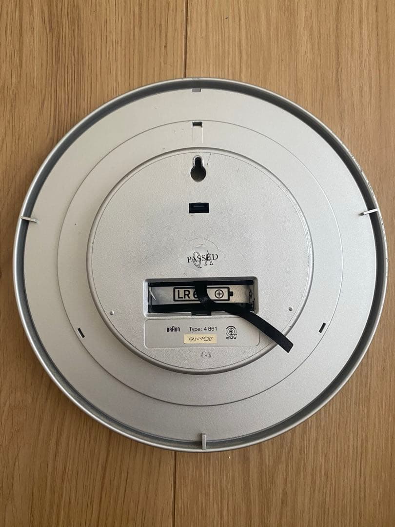 ヴィンテージBRAUN 時計　dieter rams ディーターラムス