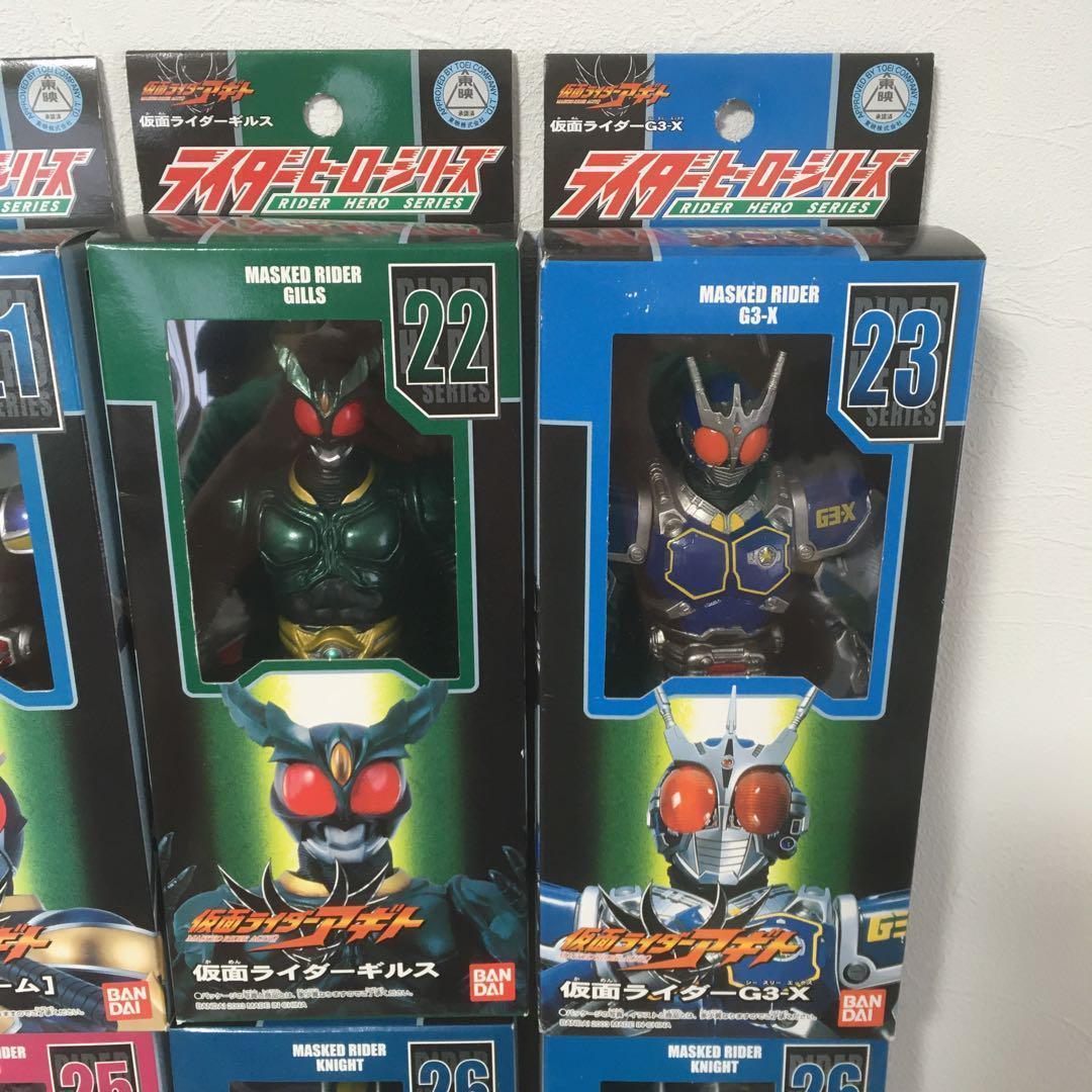 仮面ライダーアギト＆龍騎（×13箱セット）ソフビ ライダーヒーロー