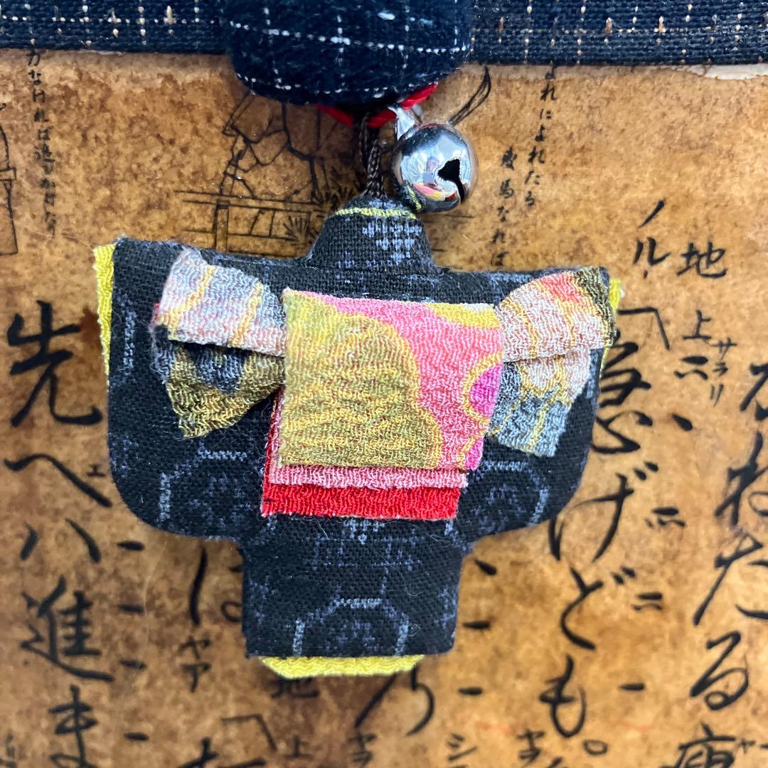 一閑張り　カゴバッグ　柿渋　和紙　古文書　鎌倉彫調書　友禅紙　日本文化