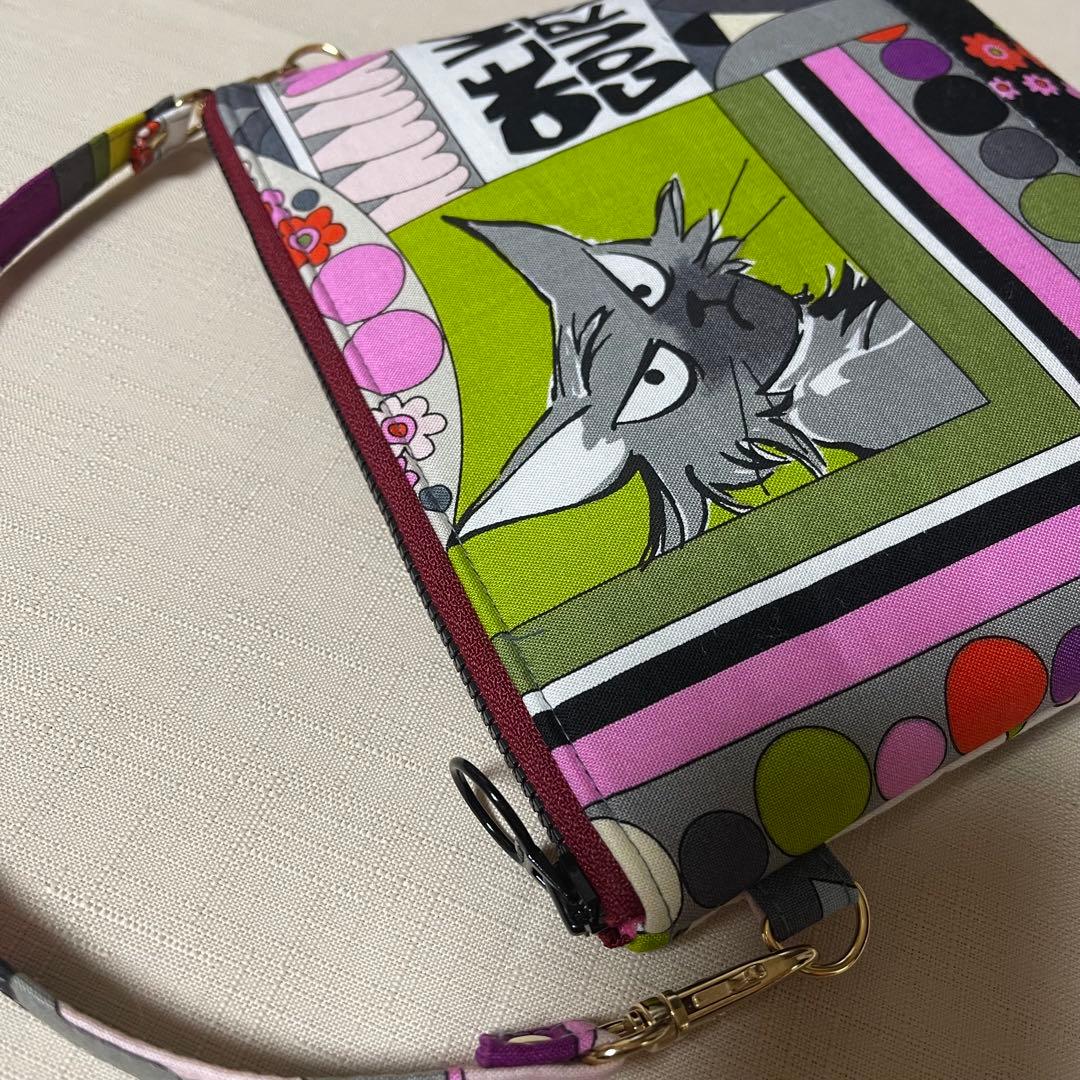 20ファスナーフラットポーチハンドメイド 20ファスナーポーチ②