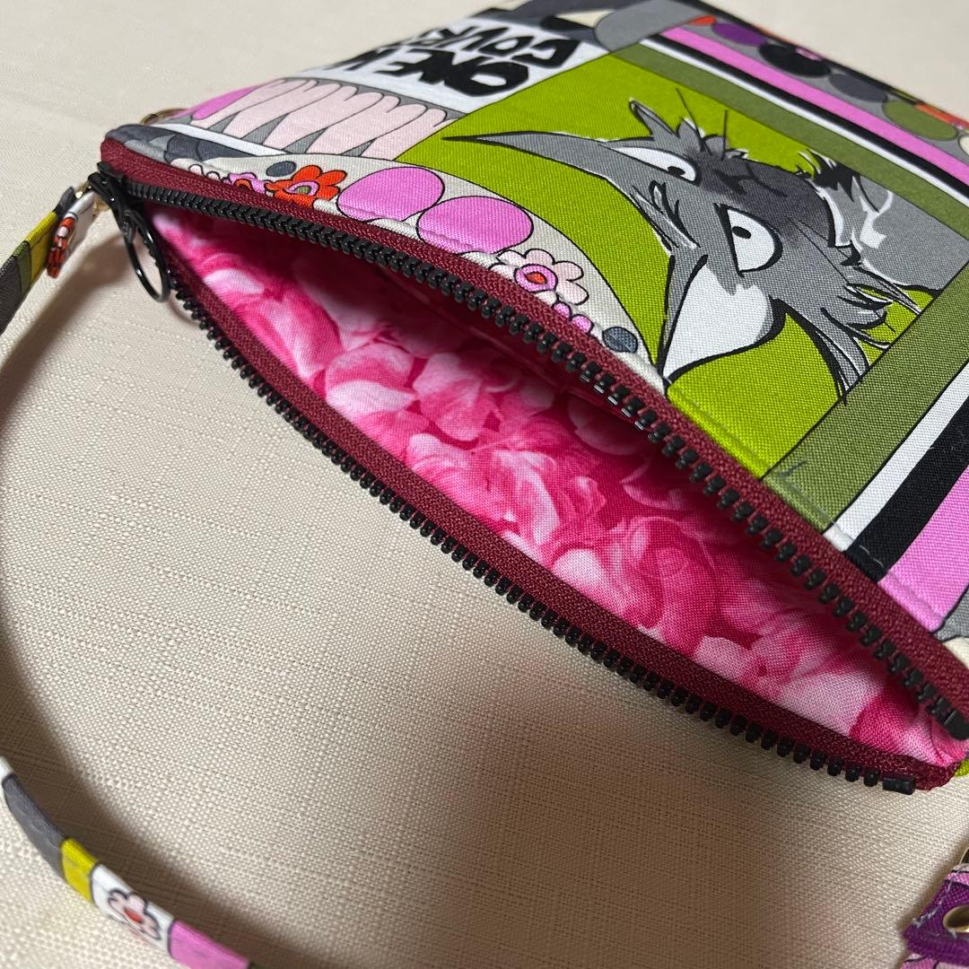 20ファスナーフラットポーチハンドメイド 20ファスナーポーチ②