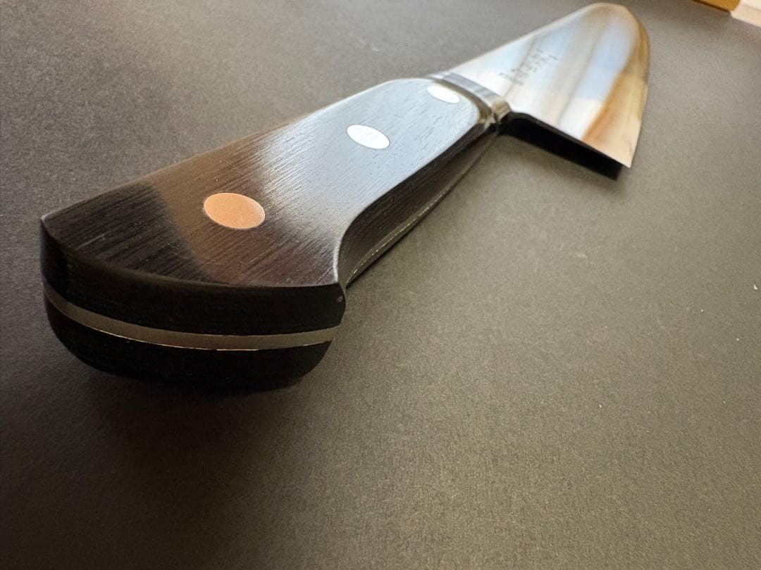 燕三条 藤次郎作 スウエーデン鋼 F-812 DP口金付牛刀 330mm