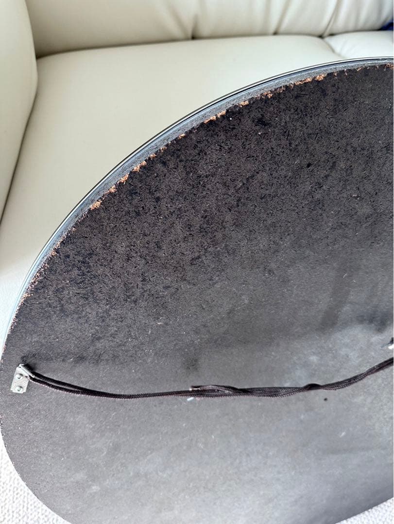 【昭和60年代】おしゃれ壁掛けミラー【双葉家具】