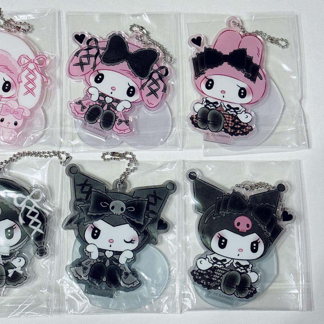 ♡月夜 秘密 真夜中 メロクロ マイメロ クロミ シークレット アクリル