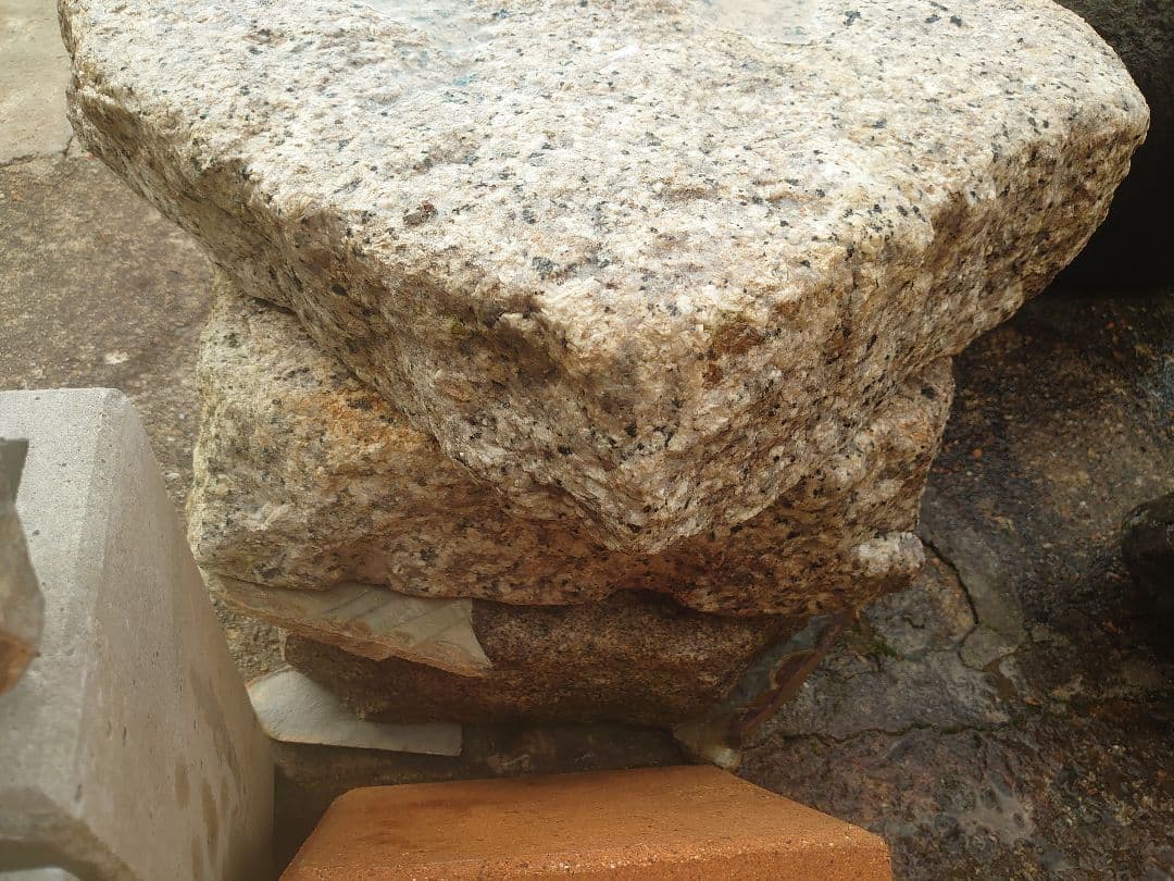 飛び石 踏み石 3枚 庭石 鑑賞石 坪庭 造園 自然石 庭石