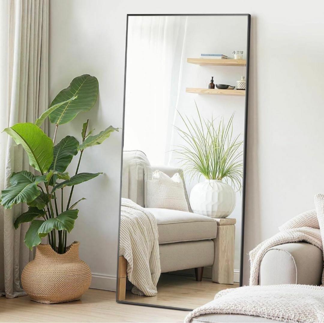 姿見 全身ミラー 強化ガラス 割れても安心 全身鏡 壁掛け