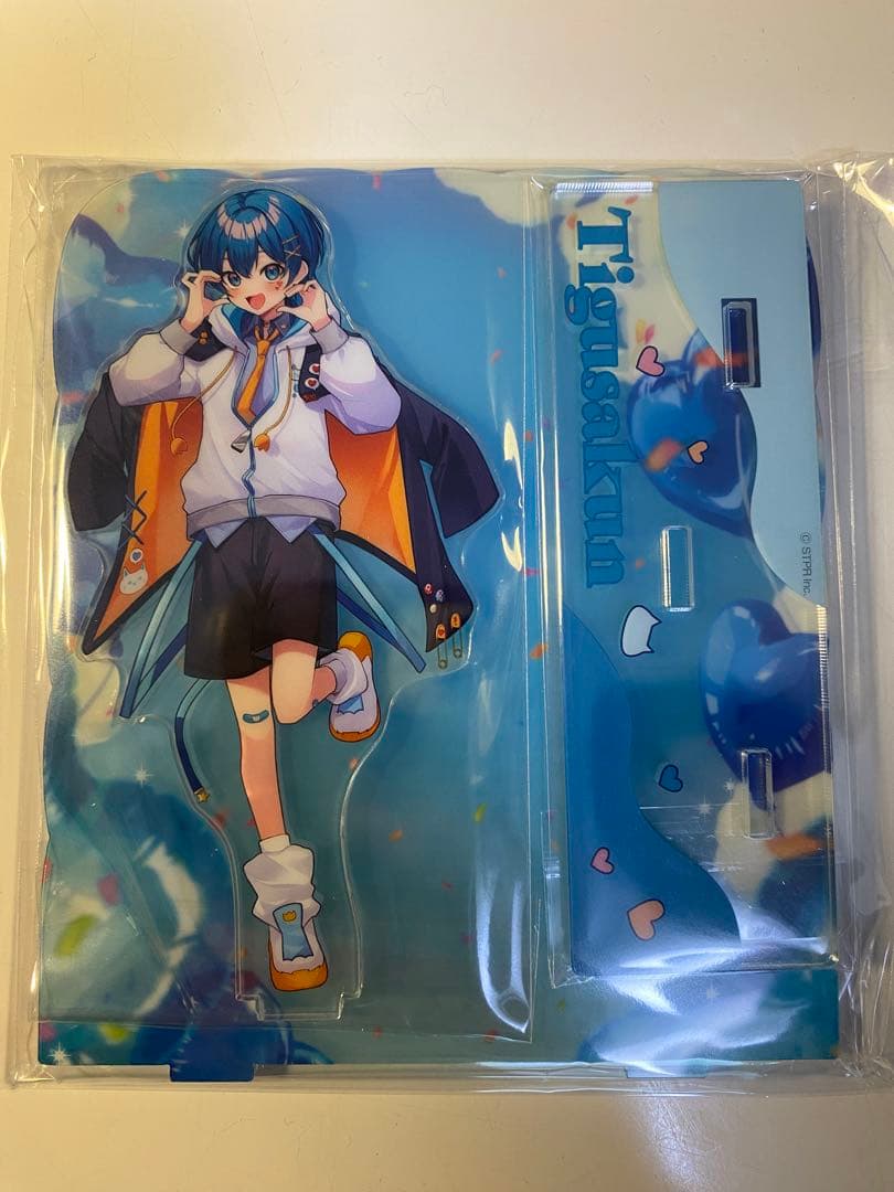 ちぐさくんBIRTHDAYGOODS にょ！ラバーヘアクリップ&アクスタ セット