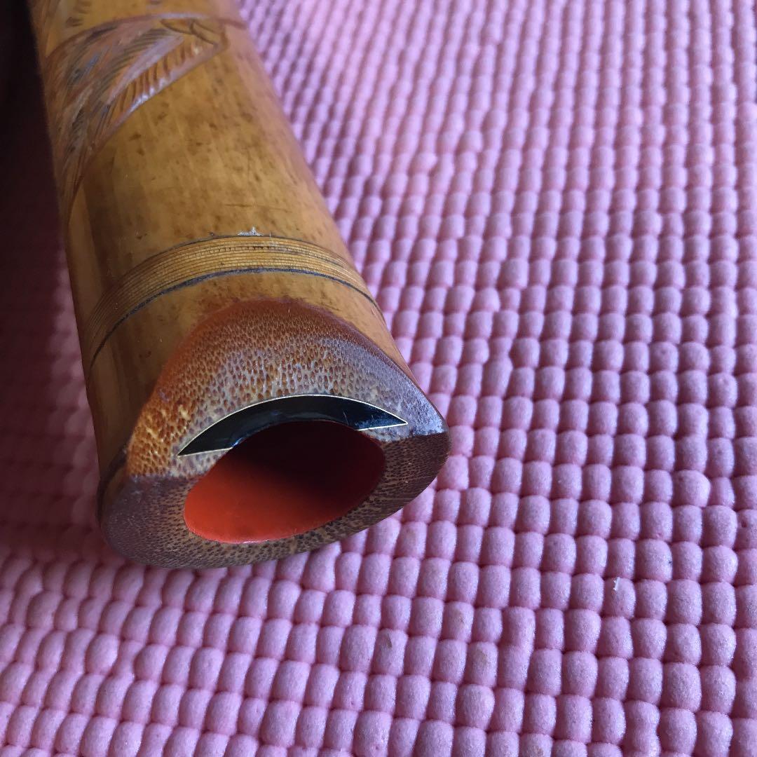 17 値下げ 尺八 一尺八寸管 精華銘 四印 唄口金巻き 最高級品 - 和楽器