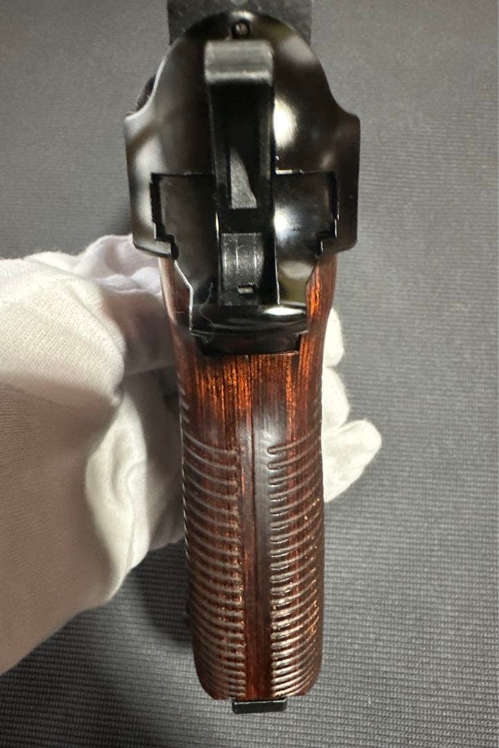 美品】マルゼン ワルサーP38 ac40 ブラックメタル PA木製グリップ