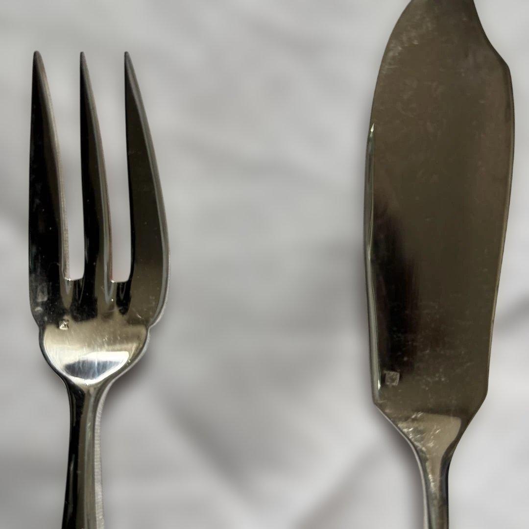 新品-稀少品 フランス製l Argente銀カトラリーセット1/2ダース