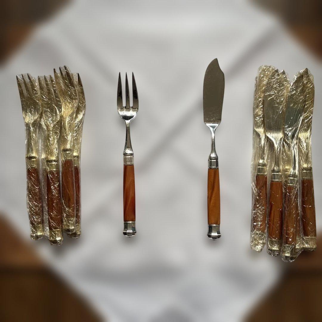 新品-稀少品 フランス製l Argente銀カトラリーセット1/2ダース