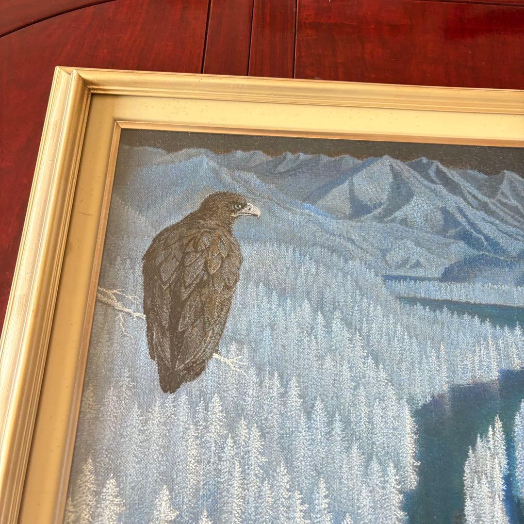 福田實「知床」油彩 F12 額装 油絵 油画 - メルカリ