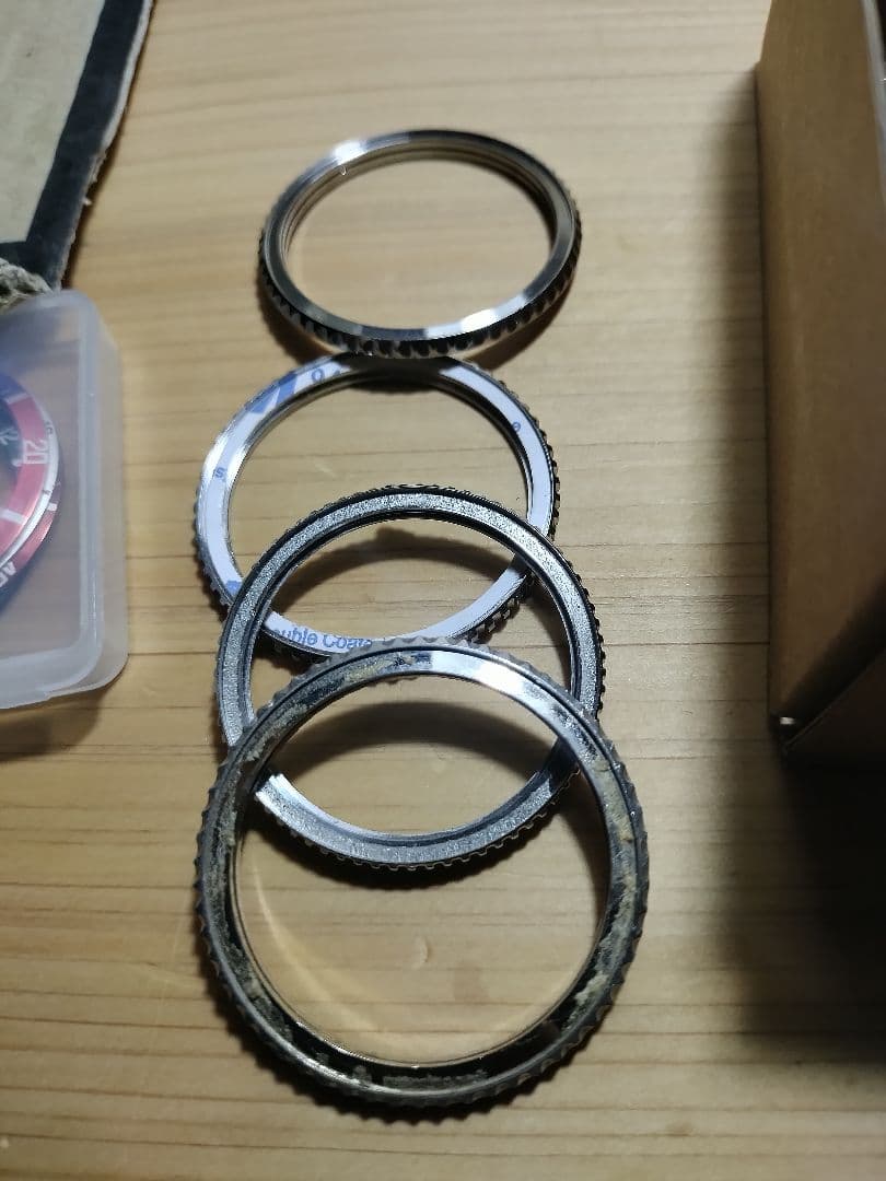 腕時計　ベゼル　リング　大量　アウターリング付き　部品取り