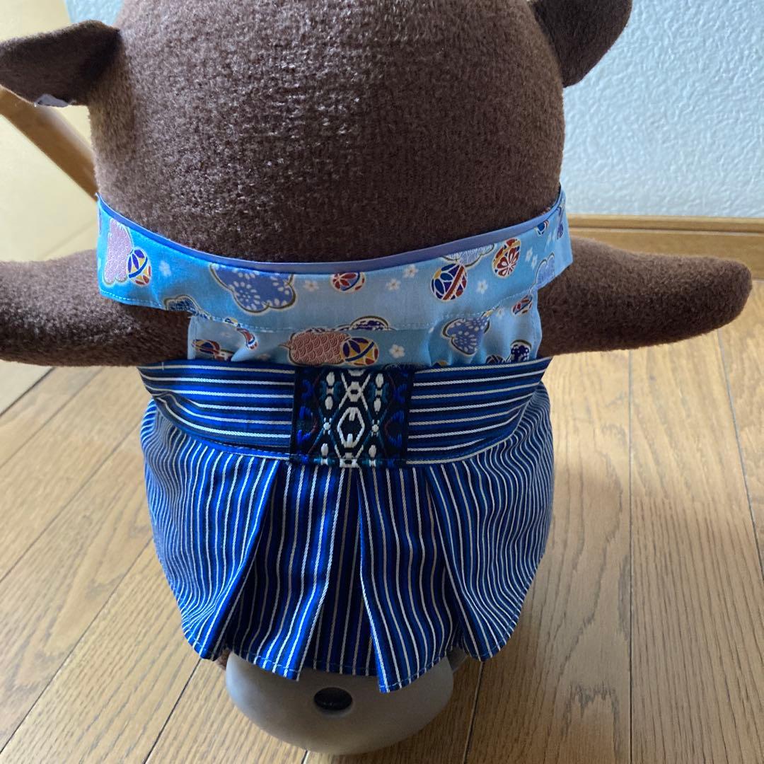 ラボット 服 lovot 青 紗綾形 羽織 袴 手毬梅インナー水色 趣味・おもちゃ