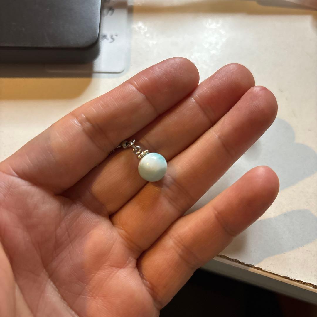 綺麗！ラリマーのピヤス！素敵！