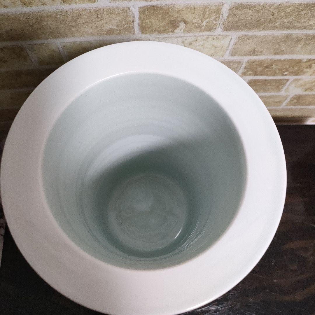 【希少】有田焼 深川製磁 オールド深川製磁 伝統工芸士 村島昭文作 花瓶 花入