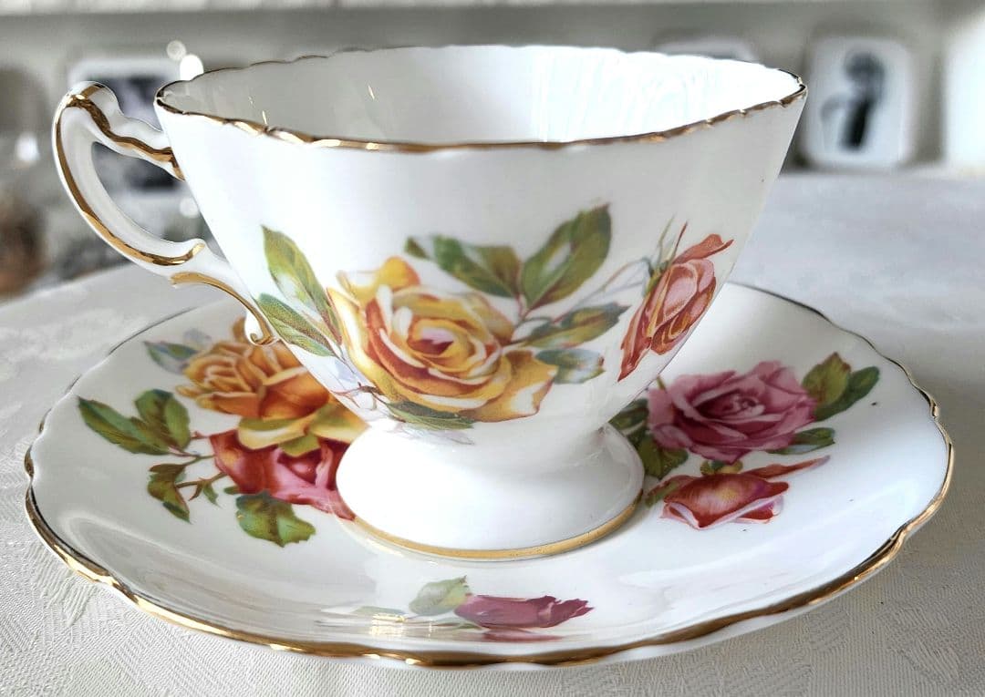 ハマースレイ E モーガンローズ カップ カップ＆ソーサー