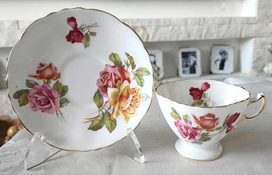 ハマースレイ E モーガンローズ カップ カップ＆ソーサー