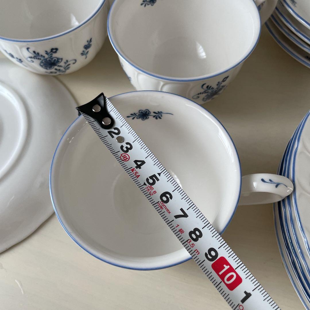 ノリタケ クラフトーン カップとソーサー3セットと17.5皿6枚送料込み