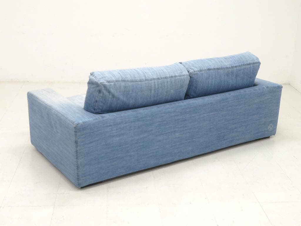 展示品　ジャーナルスタンダードファニチャー　デニム　3人掛けソファ　モダン