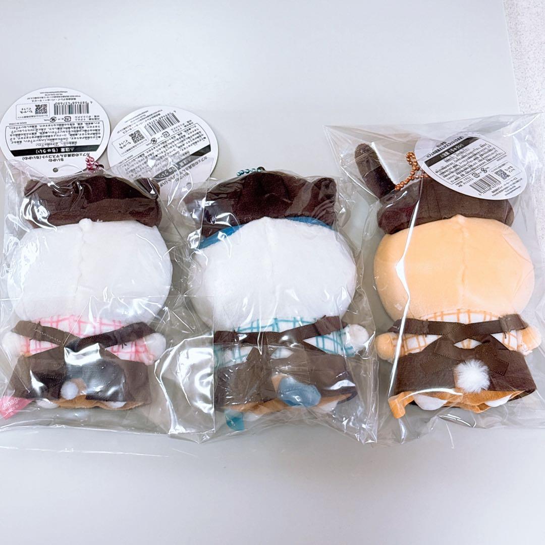 初期 正規品 カフェの店員さんマスコット ちいかわ ハチワレ うさぎ 3体セット