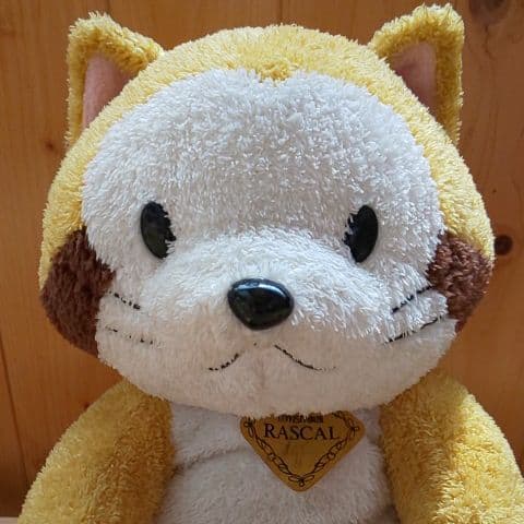 あらいぐまラスカル・レア・タグ付き・世界名作劇場・ぬいぐるみ・昭和