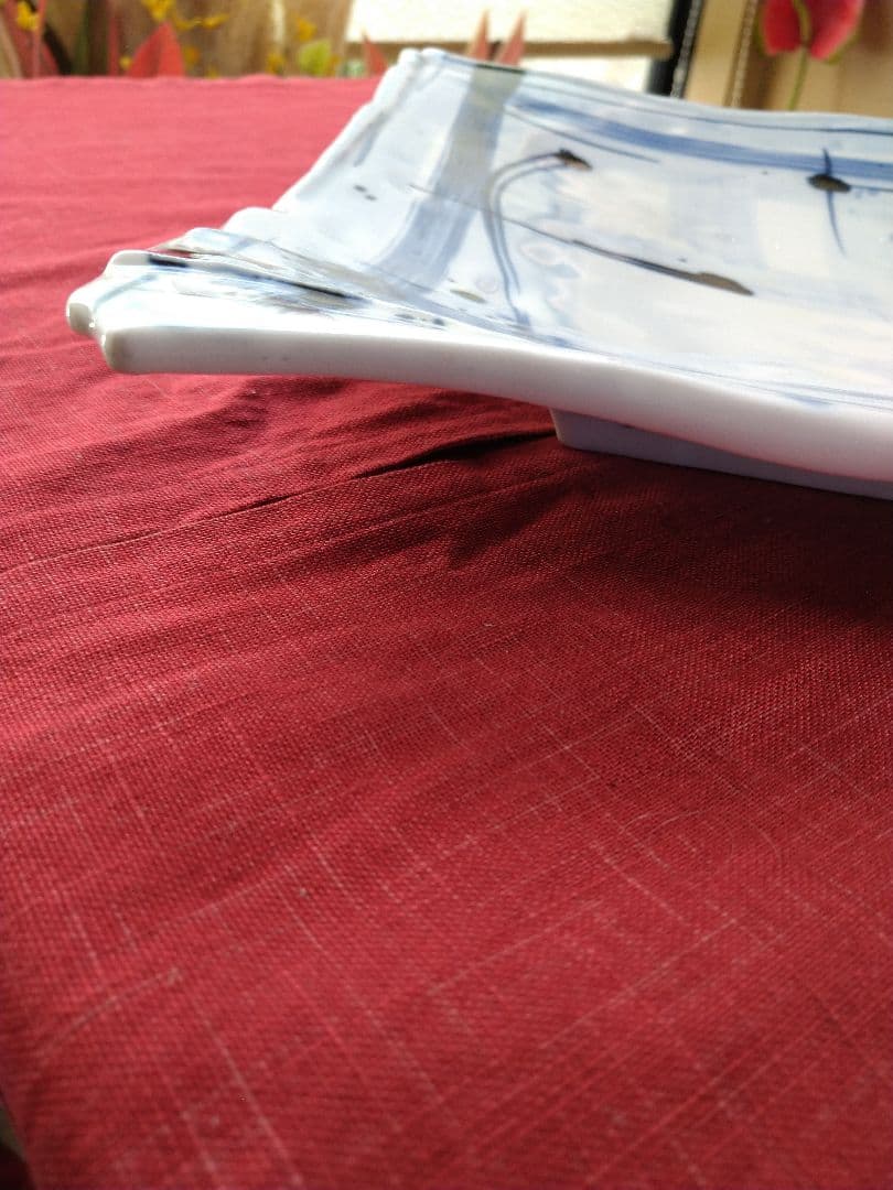 ♦ブロが選ぶ【高級皿・人気の美濃焼・ 庄右ェ門作】デザイン【扇型超特大皿】３皿